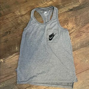 Grey women’s Nike tank top